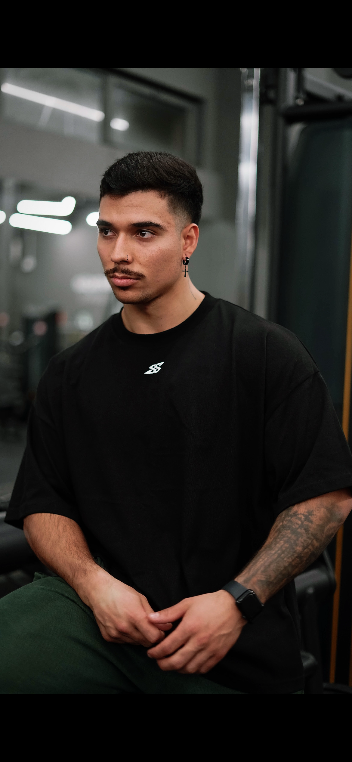 Black Oversized Tee