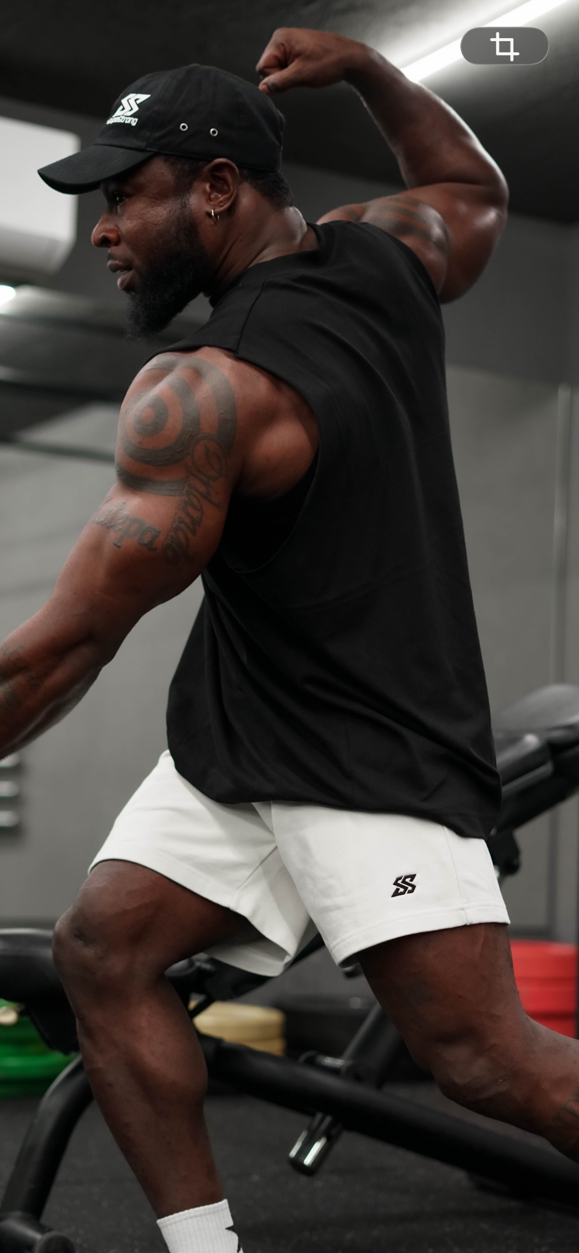 Vintage white Sweatshort